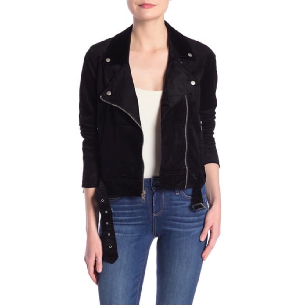 NWT PAIGE Shanna Corduroy Motorcycle Jacket